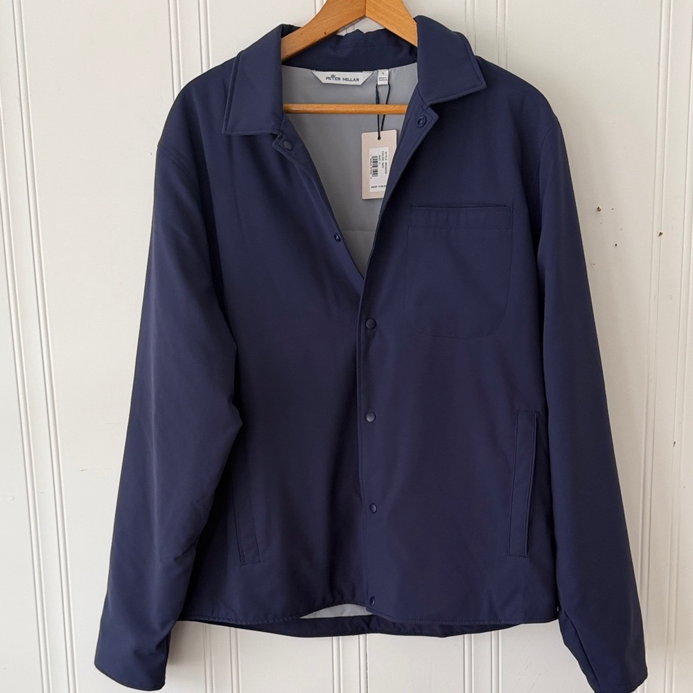 Peter Millar Midnight Blue Snap Jacket